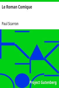 Cover of Le Roman Comique