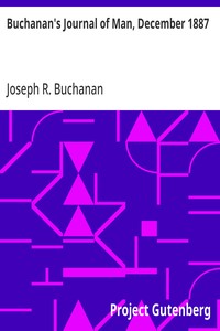 Cover of Buchanan's Journal of Man, December 1887 Volume 1, Number 11