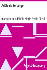 Cover of Adèle de Sénange