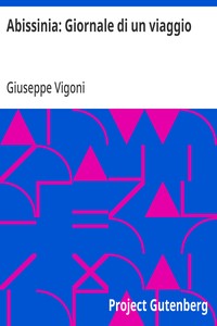 Cover of Abissinia: Giornale di un viaggio