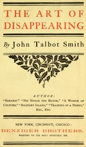 Cover of The Art of Disappearing