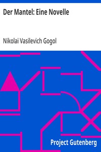 Cover of Der Mantel: Eine Novelle