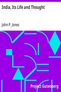 Cover of India, Its Life and Thought