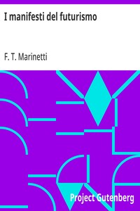 Cover of I manifesti del futurismo