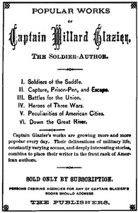 Cover of Sword and Pen Ventures and Adventures of Willard Glazier