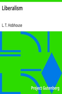 Cover of Liberalism