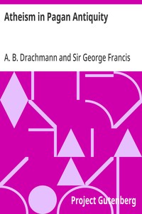 Cover of Atheism in Pagan Antiquity