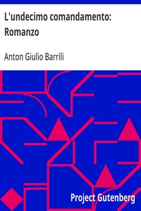 Cover of L'undecimo comandamento: Romanzo