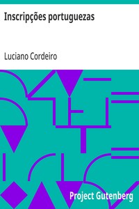 Cover of Inscripções portuguezas