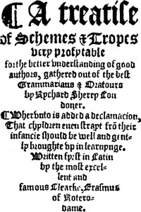 Cover of A Treatise of Schemes and Tropes