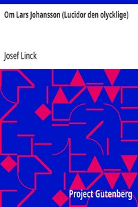 Cover of Om Lars Johansson (Lucidor den olycklige) Litteraturhistoriskt utkast