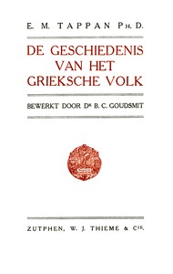 Cover of De Geschiedenis van het Grieksche Volk