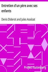 Cover of Entretien d'un père avec ses enfants