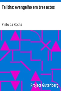 Cover of Talitha: evangelho em tres actos