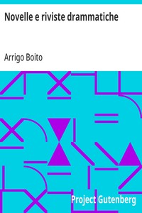 Cover of Novelle e riviste drammatiche