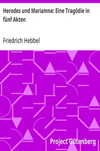 Cover of Herodes und Mariamne: Eine Tragödie in fünf Akten