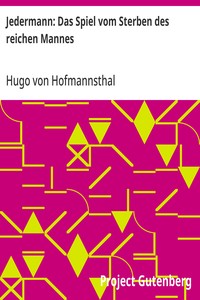 Cover of Jedermann: Das Spiel vom Sterben des reichen Mannes