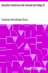 Cover of Estudios históricos del reinado de Felipe II