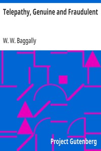 Cover of Telepathy, Genuine and Fraudulent