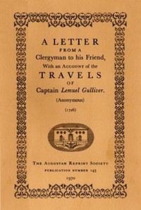 Cover of A Letter From a Clergyman to his Friend, with an Account of the Travels of Captain Lemuel Gulliver