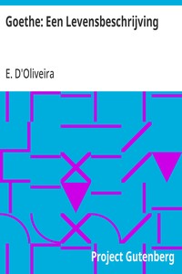 Cover of Goethe: Een Levensbeschrijving