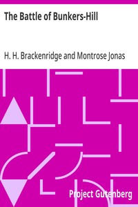 Cover of The Battle of Bunkers-Hill
