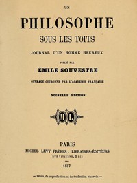 Cover of Un philosophe sous les toits