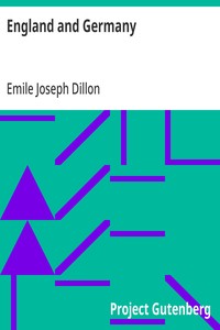 Cover of England and Germany