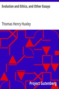 Cover of Evolution and Ethics, and Other Essays