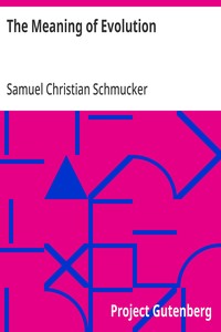 Cover of The Meaning of Evolution