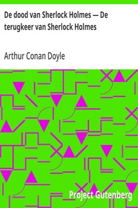 Cover of De dood van Sherlock Holmes — De terugkeer van Sherlock Holmes