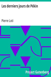 Cover of Les derniers jours de Pékin