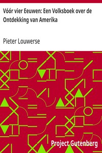 Cover of Vóór vier Eeuwen: Een Volksboek over de Ontdekking van Amerika