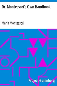 Cover of Dr. Montessori's Own Handbook