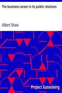 Cover of The business career in its public relations