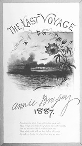 Cover of The Last Voyage: To India and Australia, in the 'Sunbeam'