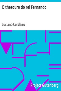 Cover of O thesouro do rei Fernando historia anecdotica de um tratado inedito