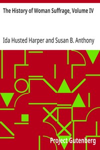 Cover of The History of Woman Suffrage, Volume IV