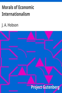 Cover of Morals of Economic Internationalism