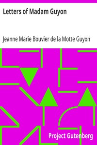 Cover of Letters of Madam Guyon
