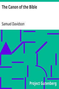 Cover of The Canon of the Bible