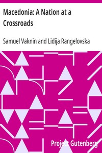 Cover of Macedonia: A Nation at a Crossroads