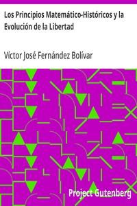 Cover of Los Principios Matemático-Históricos y la Evolución de la Libertad
