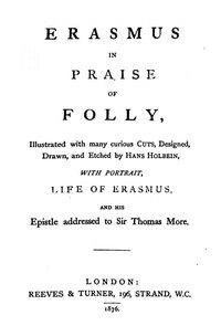 Cover of In Praise of Folly Illustrated with Many Curious Cuts