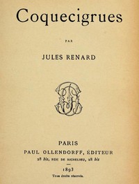 Cover of Coquecigrues