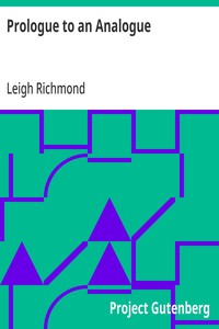 Cover of Prologue to an Analogue