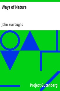 Cover of Ways of Nature