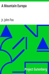 Cover of A Mountain Europa