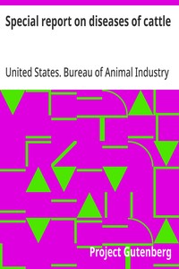 Cover of Special report on diseases of cattle