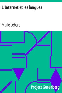 Cover of L'Internet et les langues